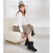 Load image into Gallery viewer, Women's Combat Boots Fashion Side Zipper Buckle Ankle Booties