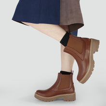 Load image into Gallery viewer, Hawkwell Women's Slip On Chunky Heel Ankle Chelsea Boot