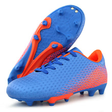 Load image into Gallery viewer, Kids Athletic Outdoor/Indoor Comfortable Soccer Cleats Shoes(Toddler/Little Kid/Big Kid)
