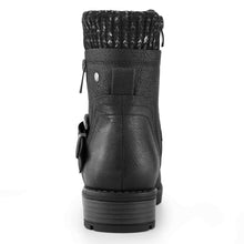 Load image into Gallery viewer, Women's Combat Boots Fashion Side Zipper Buckle Ankle Booties