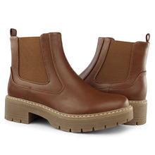 Load image into Gallery viewer, Hawkwell Women's Slip On Chunky Heel Ankle Chelsea Boot