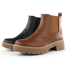 Load image into Gallery viewer, Hawkwell Women's Slip On Chunky Heel Ankle Chelsea Boot