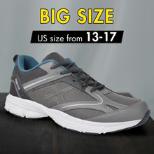 将图片加载到图库查看器，Hawkwell Plus Men&#39;s Big Size Plus Size Casual Lightweight Walking Sneakers Sports Shoes US Size 13 14 15 16 17 18
