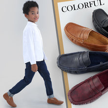 Load image into Gallery viewer, Hawkwell Kids Casual Penny Loafer Moccasin Dress Driver Shoes(Toddler/Little Kid)
